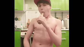 Preview 2 of Ditoko Sx - Skinny teen twink femboy rides a dildo,  moans,  jerks off his cock and ass on webcam and brings himself to orgasm