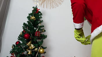 Preview 1 of Judi Jordan - The Grinch Stole Christmas and Hard Fucking My Pussy!