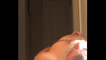 Preview 2 of Pregnant Vid Xxx Bf Com - Swallowing another  HUGE load of  my own cum,  and a little self facial!!!