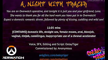 Preview 3 of Helikopter Sikisi - [OVERWATCH] A Night With Tracer| Erotic Audio Play by Oolay-Tiger