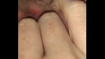 Preview 4 of Desi Fat Gf - Sexy redhead wife two fingers in juicy pussy