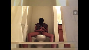 Preview 3 of Hot Sister Ass Message Sex Video - twink masturbating in bathroom