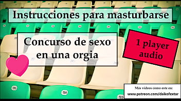Preview 2 of Ledyboy Hd Porn - JOI - Concurso sexual. &iexcl_Intenta correrte el primero!
