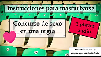Preview 3 of Ledyboy Hd Porn - JOI - Concurso sexual. &iexcl_Intenta correrte el primero!