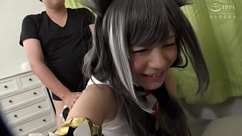 Preview 2 of Samantha Diva - 【最強属性】獣耳コスに銀髪JK、タイトめなスーツ...女レイヤー2人との3Pで男の欲望を叶えた日