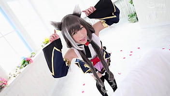 Preview 1 of Samantha Diva - 【最強属性】獣耳コスに銀髪JK、タイトめなスーツ...女レイヤー2人との3Pで男の欲望を叶えた日