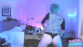 Preview 3 of Natasa I Igor Tudjmsn - Emo Tricky Nymph teases you on cam