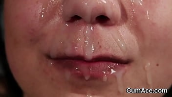 Preview 4 of Porr Labour Fuck - Randy bombshell gets cum shot on her face swallowing all the jizm