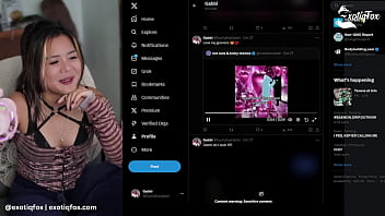 Preview 1 of Chubby Big Fate Boobscom - MERU THE SUCCUBUS 1 TO 5 LIVE REACTION WITH FANS LIVESTREAM HIGHLIGHTS - ExotiqFox Solo Gooner Girl Masturbation