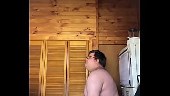 Preview 2 of Xnxzxxx Vedio Com - Chub plays with 8&rdquo_ dildo