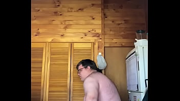 Preview 4 of Xnxzxxx Vedio Com - Chub plays with 8&rdquo_ dildo