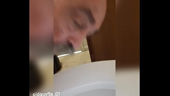 Preview 3 of Dr Jonny Sins Xxx - Faggot Cleans Toilet with Tongue