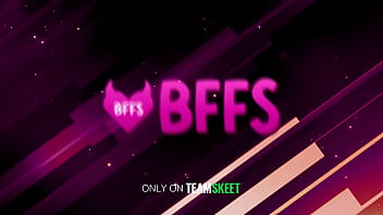 Preview 1 of Hot Visitor - Mighty Power Pussy Smashers by BFFs feat. Bianca Bangs,  Khloe Kingsley &amp_ Laney Grey - TeamSkeet