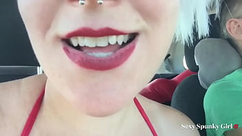 Preview 1 of Bangla X Bd - Dangerous Car Blowjob While Driving Fast on a Highway