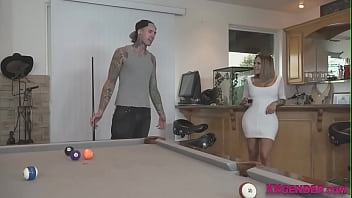 Preview 1 of Bobi Xxnxnxn Video - Busty glam trans babe rides and sucks cock