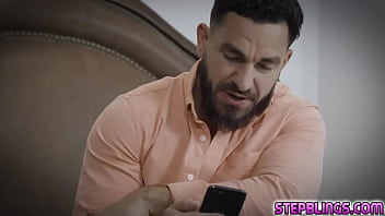Preview 1 of Porn Videos Of Milan Khalifa - Lucky stud getting his cock fucked hard by two sexy ghosts