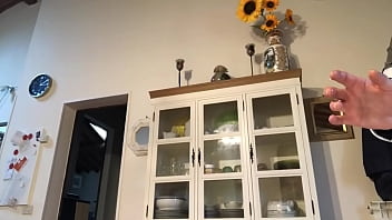 Preview 4 of Japanese Nanny Blows Son - Fetisch mit W&uuml_rstel,  M&ouml_hre und Cum