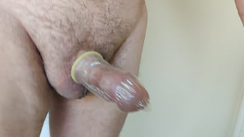 Preview 3 of Eva Prision - super king condom on my cock