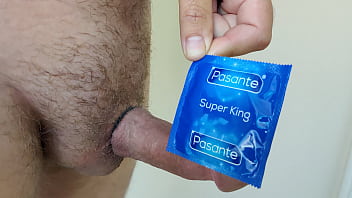 Preview 1 of Eva Prision - super king condom on my cock