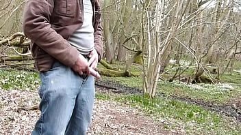 Preview 1 of One Girl Five Boys Hardly Fuck - Another Quick Wank In The Woods