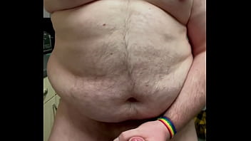Preview 4 of Big Bubs And Gans - Chubby Guy Cumming