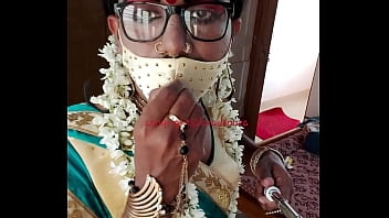 Preview 3 of Dehati Bhabhi Xxxd - Indian crossdresser model Lara D&#039_Souza saree video 4