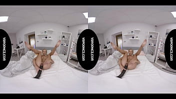 Preview 4 of School Ganas - VR - Big black dildo in tight pussy