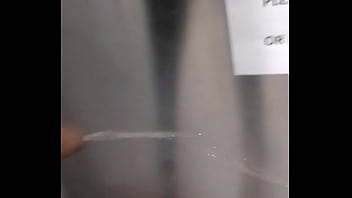 Preview 3 of Man Fuck Woman In Office - Public toilet piss play