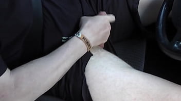 Preview 3 of Namu Sakib - Bulge and masturbating in Shorts while driving car