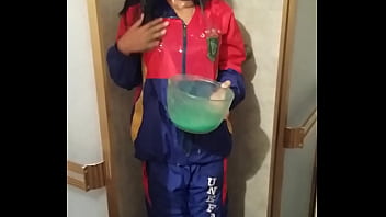 Preview 2 of Ghty America Mom And Son Xvideos - Girl in slimed and pied in tracksuit