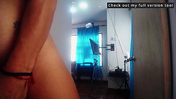 Preview 2 of Wildwoods Xxx - TS Angelique - Standing masturbation,  some funny jokes and some trouble with a broken camera.