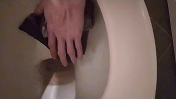 Preview 4 of Xxxcot - Steeling Friends used unwashed Underwear to dropped down into the Dirty Toilet and Pissed on her