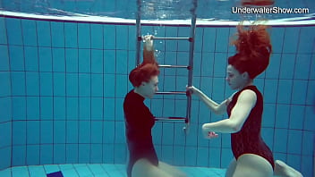 Preview 3 of Xxx Indian Mami - Diana Zelenkina and Simonna sexy brunettes in the pool