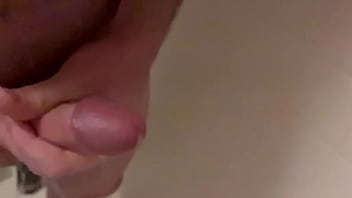 Preview 3 of Big Boob Mom Come To Her Son - Slow motion cumshot in the shower