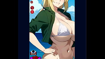 Preview 1 of Hd Scoreolgun - Un dia en la PLAYA con TSUNADE