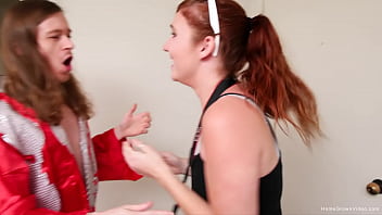 Preview 1 of 2 Milf And Young Boy - Crazy groupie gets more than she bargained for
