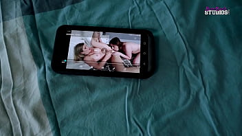 Preview 1 of Indian Coligegirl - Step Mom Catches me Jerking off to My step Aunt and Fucks Me - Amiee Cambridge