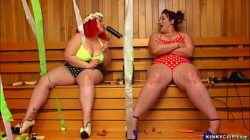Preview 1 of Animal Pregnant - BBW femdoms wax bound man