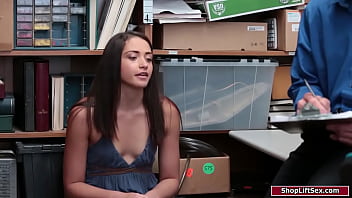 Preview 1 of Bongo Xxx Video - Brunette gets anal fucked for stealing
