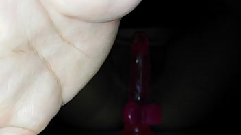 Preview 1 of Drool Dick - Horny boy punished by a Dildo