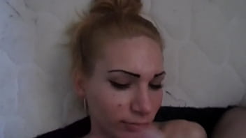 Preview 2 of Dany Haird - Blonde teen girlfriend facial cumshot