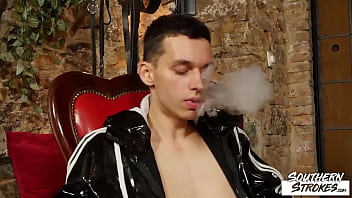 Preview 1 of Sxe Vdeo Lokl - SOUTHERNSTROKES Corey Law Riding Big Cock After Mutual BJ