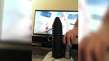 Preview 1 of Www Sunyleone Com - Large dildo inside my butt