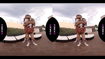 Preview 3 of Jennifer Hackett - PORNBCN VR  Especial Julia de Lucia realidad virtual follando en POV y lesbico cosplay voyeur en espa&ntilde_ol | VIDEOS COMPLETOS 4K --&gt_