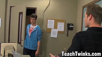 Preview 1 of 5 Hourse - Hunky teacher Tyler Andrews anal fucks student Adrian Layton