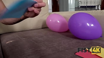 Preview 1 of Bangladesh Xxx Poron Poppy - FIST4K. Porn model is interested in fisting so man shoves hand in her vagina