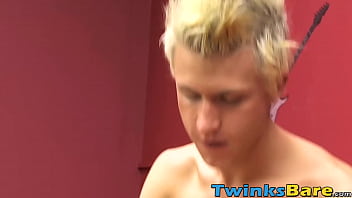 Preview 3 of Aante And Boy - Skinny twinks bareback drill after deep and intense blowjob