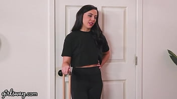 Preview 1 of Mama Xxnx And Boy - Girlsway Eliza Ibarra Gets Caught By Roommate Whitney Wright While Masturbating