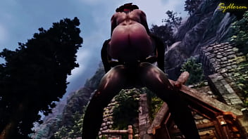 Preview 2 of Yoga Big Xnxx - [Futa x Female] Sawira got her insides rearranged by a horsecock