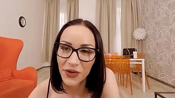 Preview 2 of Boy Ties Up Crush - German Shemale Kimber Lee in POV